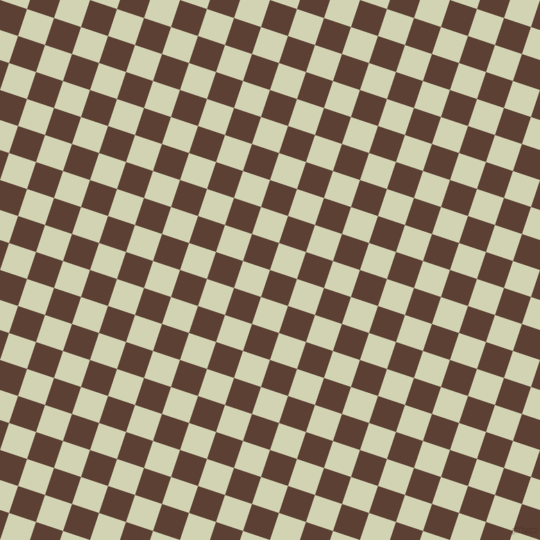 72/162 degree angle diagonal checkered chequered squares checker pattern checkers background, 41 pixel squares size, , Very Dark Brown and Orinoco checkers chequered checkered squares seamless tileable