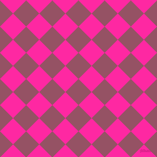 45/135 degree angle diagonal checkered chequered squares checker pattern checkers background, 60 pixel squares size, , Vin Rouge and Persian Rose checkers chequered checkered squares seamless tileable