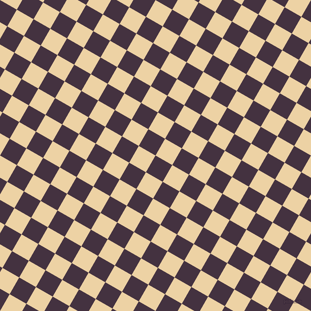 60/150 degree angle diagonal checkered chequered squares checker pattern checkers background, 38 pixel squares size, Voodoo and Dairy Cream checkers chequered checkered squares seamless tileable