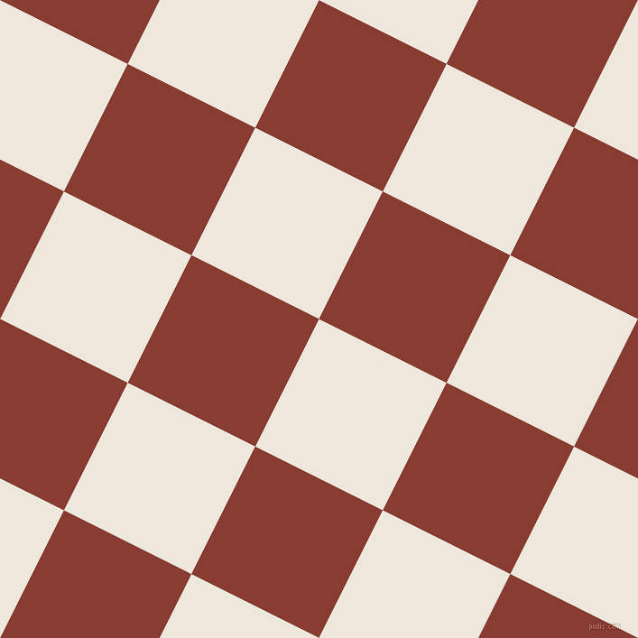 63/153 degree angle diagonal checkered chequered squares checker pattern checkers background, 158 pixel square size, White Linen and Prairie Sand checkers chequered checkered squares seamless tileable