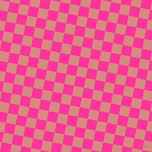 79/169 degree angle diagonal checkered chequered squares checker pattern checkers background, 33 pixel square size, Wild Strawberry and My Pink checkers chequered checkered squares seamless tileable