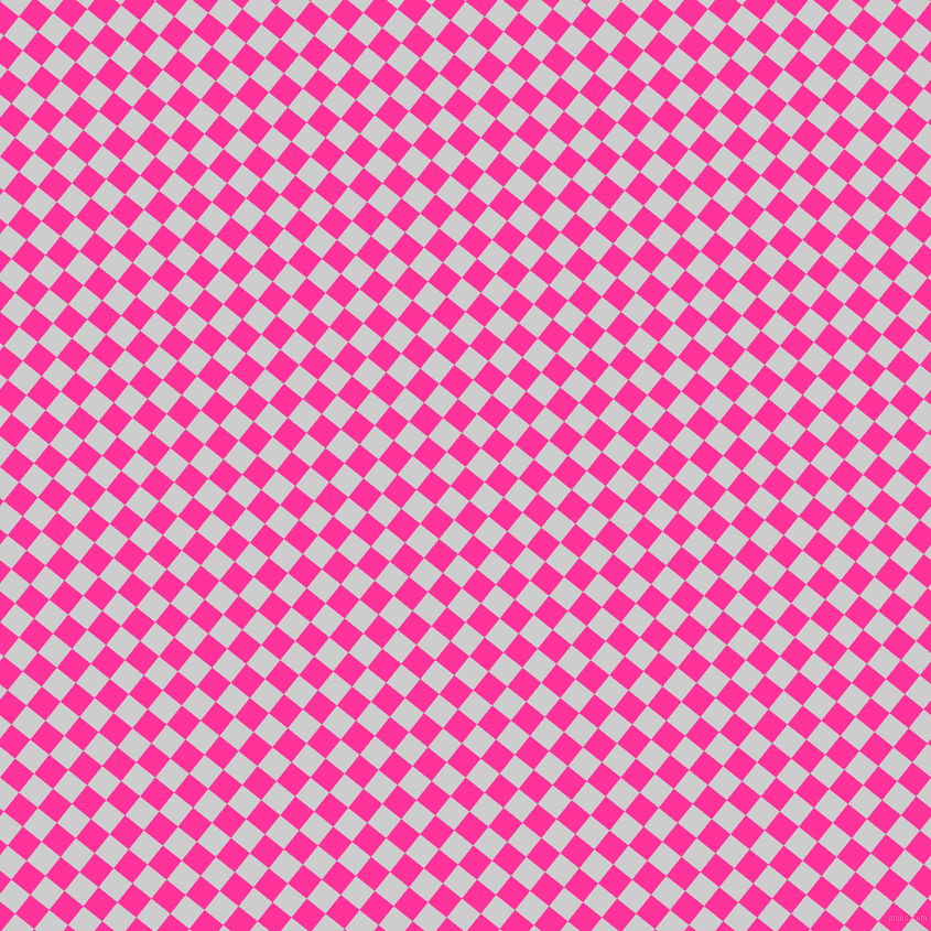 51/141 degree angle diagonal checkered chequered squares checker pattern checkers background, 22 pixel square size, , Wild Strawberry and Very Light Grey checkers chequered checkered squares seamless tileable