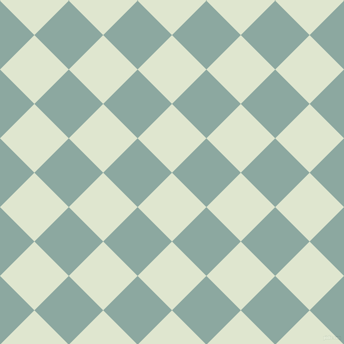45/135 degree angle diagonal checkered chequered squares checker pattern checkers background, 99 pixel squares size, Willow Brook and Cascade checkers chequered checkered squares seamless tileable