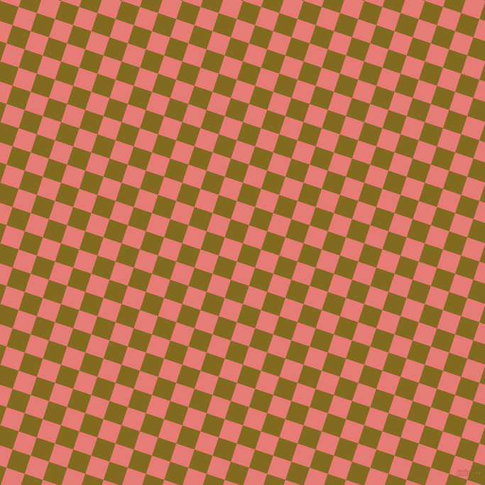 72/162 degree angle diagonal checkered chequered squares checker pattern checkers background, 27 pixel squares size, , Yukon Gold and Geraldine checkers chequered checkered squares seamless tileable
