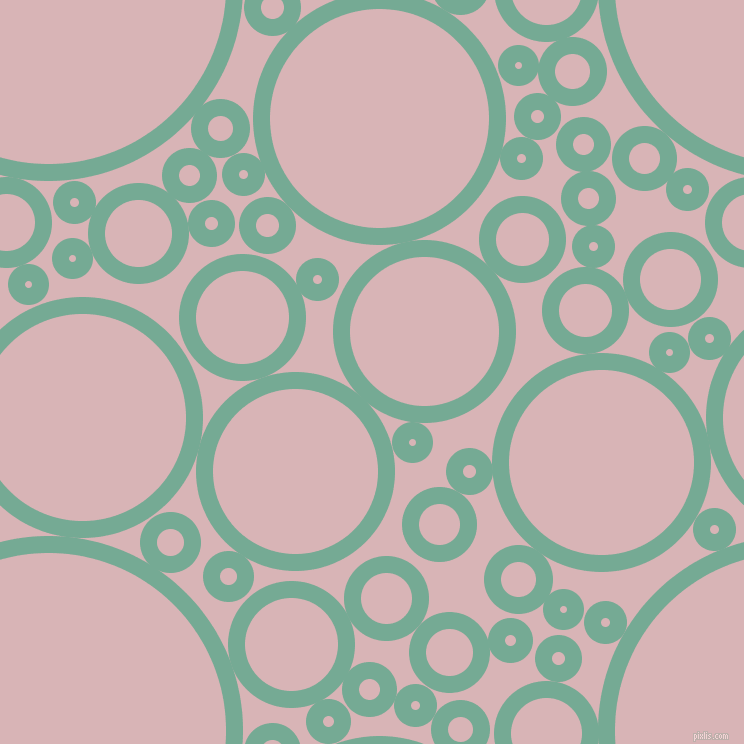 bubbles, circles, sponge, big, medium, small, 17 pixel line width, Acapulco and Pink Flare circles bubbles sponge soap seamless tileable