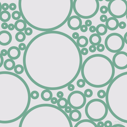bubbles, circles, sponge, big, medium, small, 9 pixel line width, Acapulco and White Lilac circles bubbles sponge soap seamless tileable