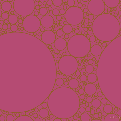 bubbles, circles, sponge, big, medium, small, 2 pixel line width, Afghan Tan and Royal Heath circles bubbles sponge soap seamless tileable