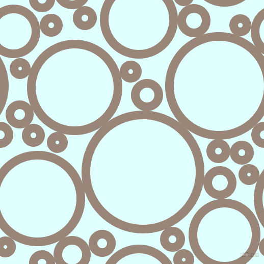 bubbles, circles, sponge, big, medium, small, 17 pixel line width, Almond Frost and Light Cyan circles bubbles sponge soap seamless tileable