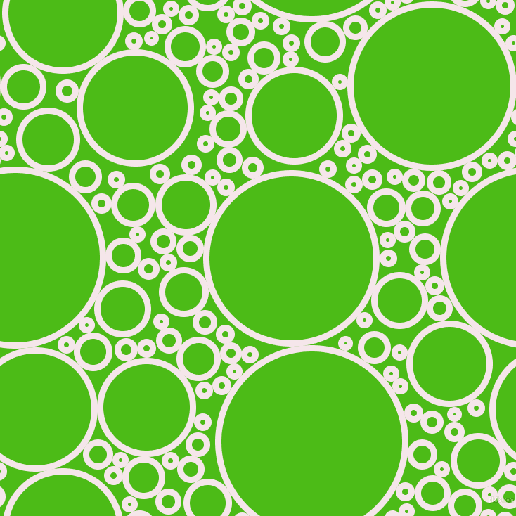 bubbles, circles, sponge, big, medium, small, 9 pixel line width, Amour and Kelly Green circles bubbles sponge soap seamless tileable