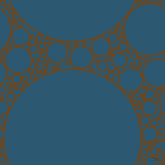bubbles, circles, sponge, big, medium, small, 5 pixel line width, Antique Brass and Chathams Blue circles bubbles sponge soap seamless tileable