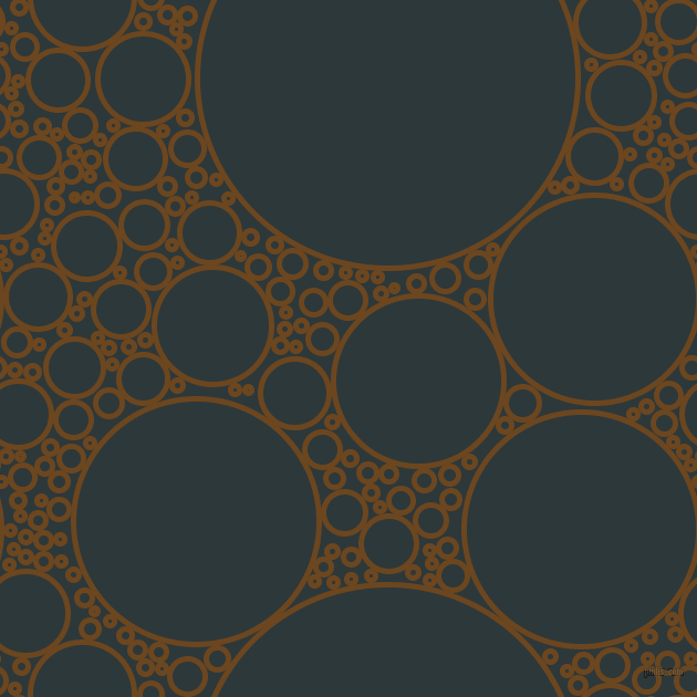 bubbles, circles, sponge, big, medium, small, 5 pixel line width, Antique Brass and Outer Space circles bubbles sponge soap seamless tileable