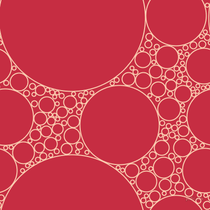 bubbles, circles, sponge, big, medium, small, 2 pixel line width, Apricot and Brick Red circles bubbles sponge soap seamless tileable
