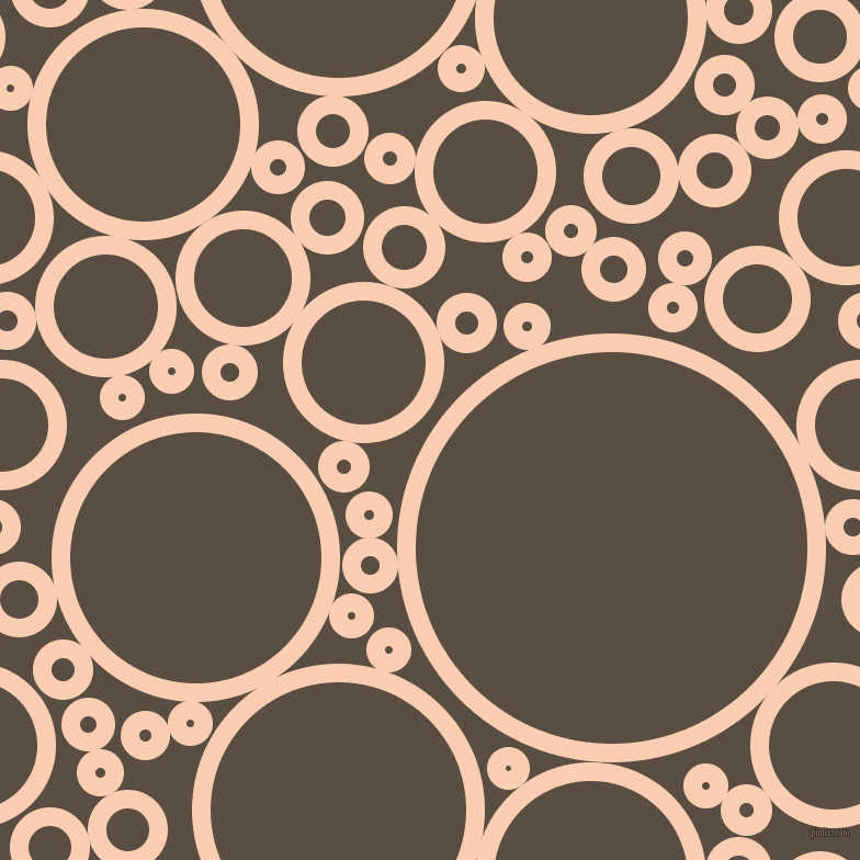 bubbles, circles, sponge, big, medium, small, 17 pixel line width, Apricot and Rock circles bubbles sponge soap seamless tileable