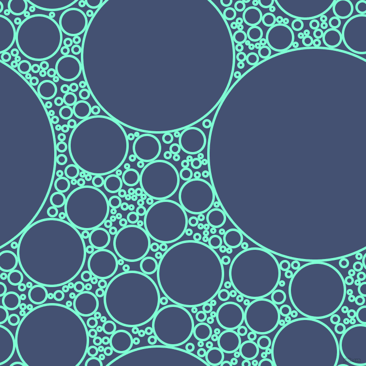 bubbles, circles, sponge, big, medium, small, 5 pixel line width, Aquamarine and Astronaut circles bubbles sponge soap seamless tileable