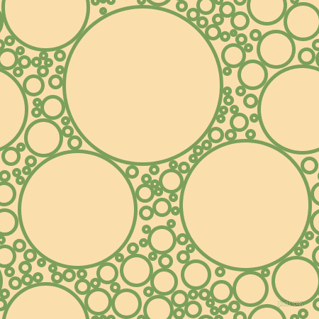 bubbles, circles, sponge, big, medium, small, 5 pixel line width, Asparagus and Peach-Yellow circles bubbles sponge soap seamless tileable