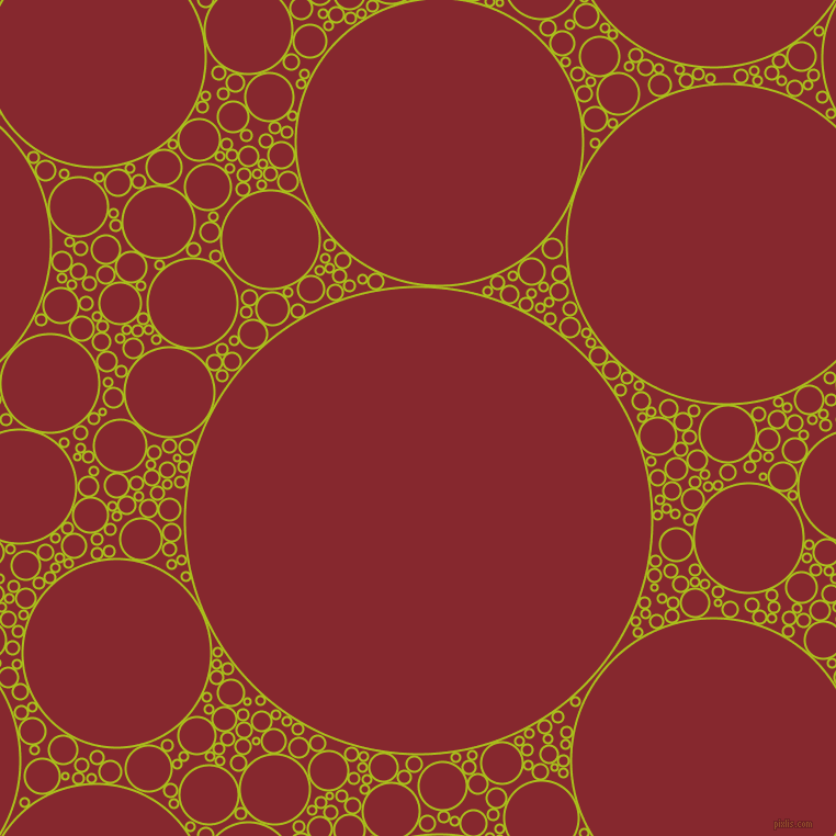 bubbles, circles, sponge, big, medium, small, 2 pixel line width, Bahia and Flame Red circles bubbles sponge soap seamless tileable