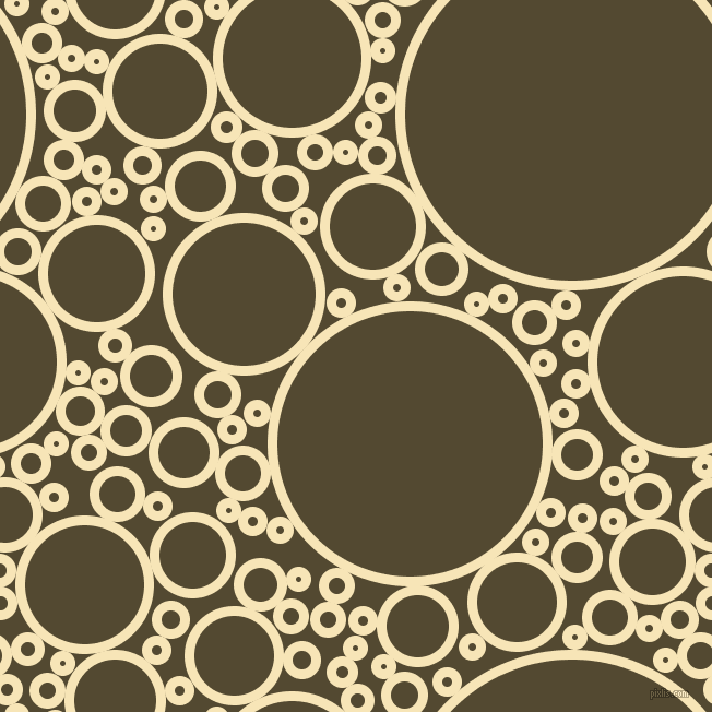 bubbles, circles, sponge, big, medium, small, 9 pixel line width, Barley White and Punga circles bubbles sponge soap seamless tileable