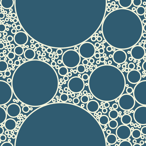 bubbles, circles, sponge, big, medium, small, 5 pixel line width, Beige and Blumine circles bubbles sponge soap seamless tileable