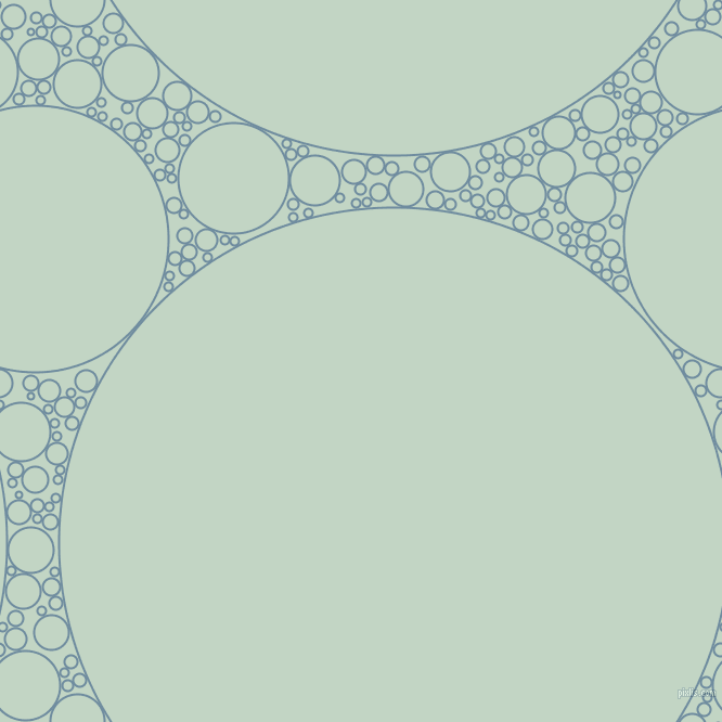 bubbles, circles, sponge, big, medium, small, 2 pixel line width, Bermuda Grey and Sea Mist circles bubbles sponge soap seamless tileable