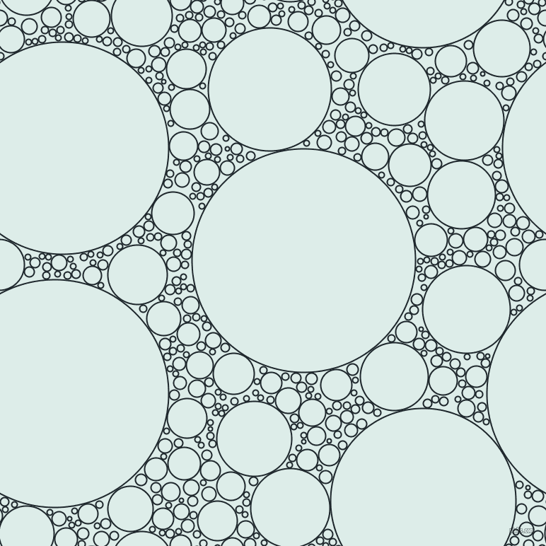 bubbles, circles, sponge, big, medium, small, 2 pixel line width, Black Pearl and Tranquil circles bubbles sponge soap seamless tileable