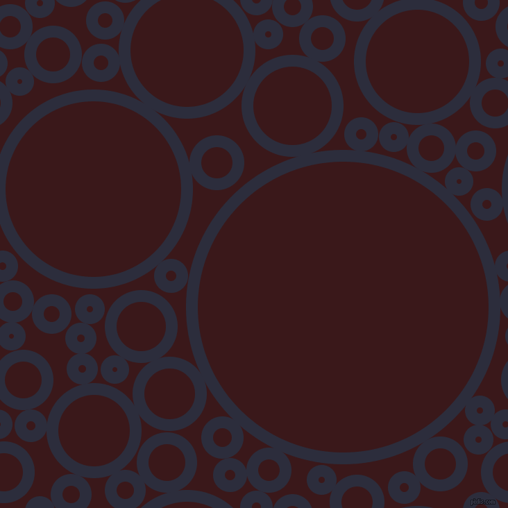 bubbles, circles, sponge, big, medium, small, 17 pixel line width, Black Rock and Rustic Red circles bubbles sponge soap seamless tileable