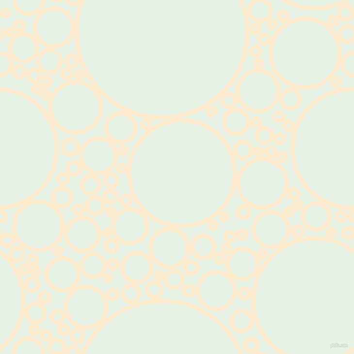 bubbles, circles, sponge, big, medium, small, 9 pixel line width, Blanched Almond and Aqua Spring circles bubbles sponge soap seamless tileable