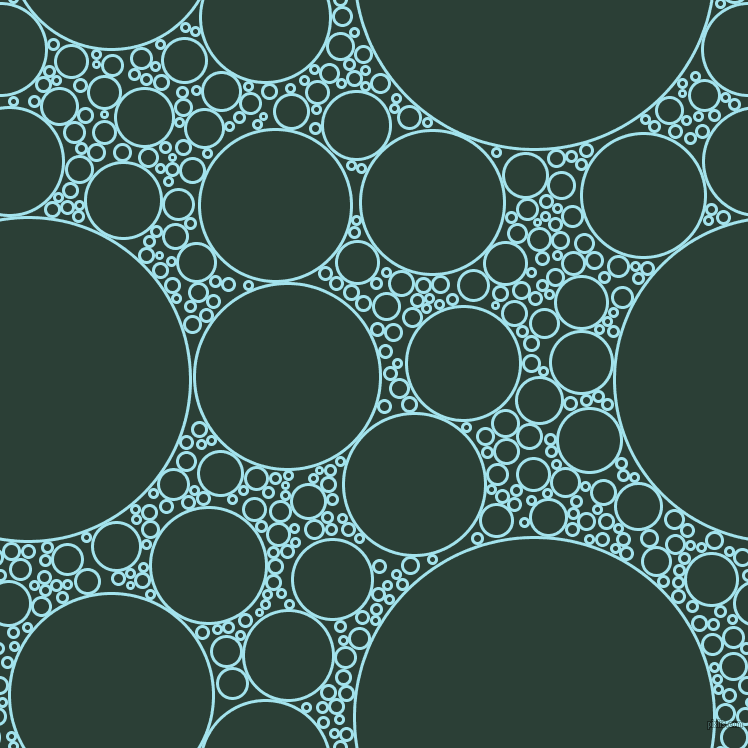 bubbles, circles, sponge, big, medium, small, 3 pixel line width, Blizzard Blue and Celtic circles bubbles sponge soap seamless tileable