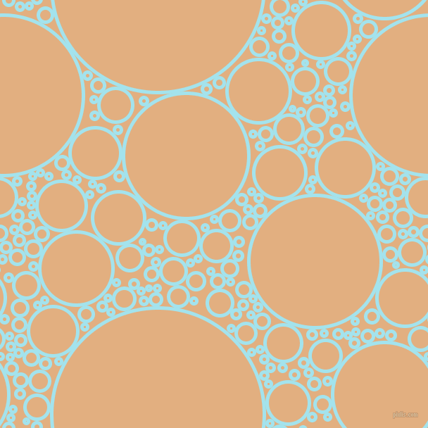 bubbles, circles, sponge, big, medium, small, 5 pixel line width, Blizzard Blue and Manhattan circles bubbles sponge soap seamless tileable