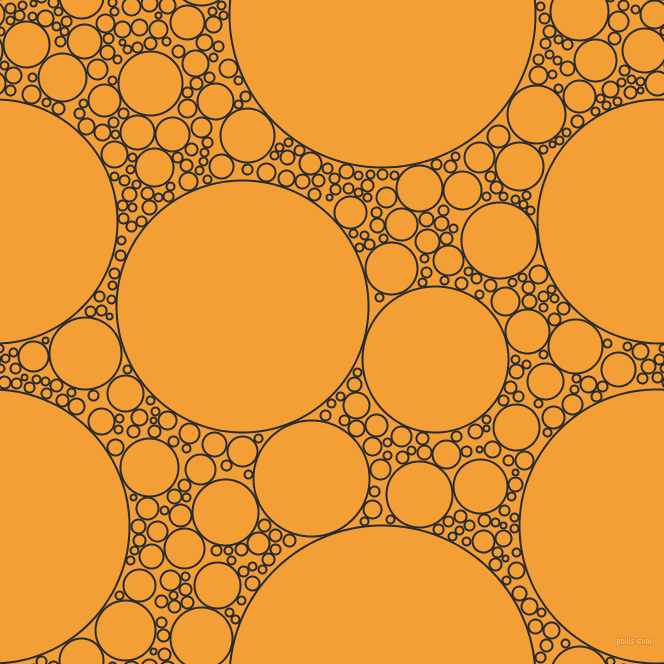 bubbles, circles, sponge, big, medium, small, 2 pixel line width, Blue Charcoal and Yellow Sea circles bubbles sponge soap seamless tileable