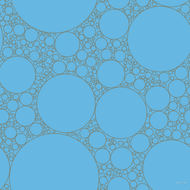 bubbles, circles, sponge, big, medium, small, 2 pixel line width, Blue Smoke and Malibu circles bubbles sponge soap seamless tileable