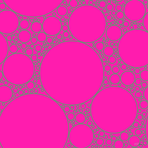 bubbles, circles, sponge, big, medium, small, 3 pixel line width, Blue Smoke and Spicy Pink circles bubbles sponge soap seamless tileable