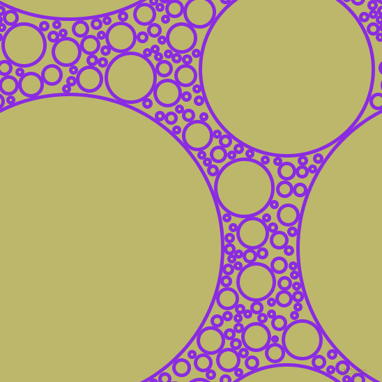 bubbles, circles, sponge, big, medium, small, 5 pixel line width, Blue Violet and Dark Khaki circles bubbles sponge soap seamless tileable