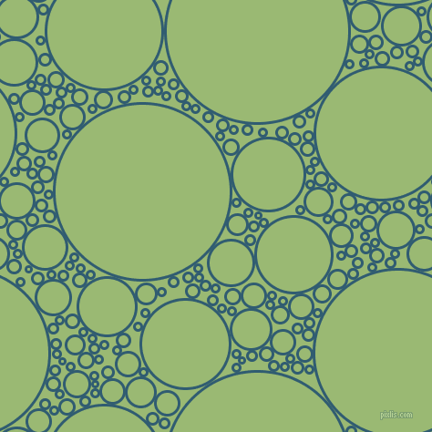 bubbles, circles, sponge, big, medium, small, 3 pixel line width, Blumine and Olivine circles bubbles sponge soap seamless tileable