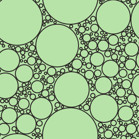 bubbles, circles, sponge, big, medium, small, 3 pixel line width, Bokara Grey and Madang circles bubbles sponge soap seamless tileable