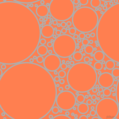 bubbles, circles, sponge, big, medium, small, 5 pixel line width, Bombay and Coral circles bubbles sponge soap seamless tileable