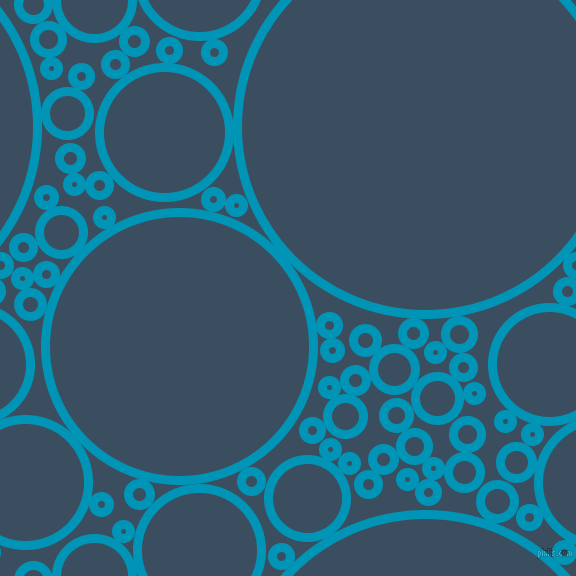 bubbles, circles, sponge, big, medium, small, 9 pixel line width, Bondi Blue and Cello circles bubbles sponge soap seamless tileable