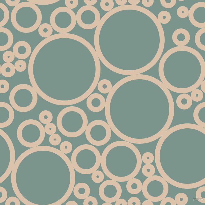 bubbles, circles, sponge, big, medium, small, 17 pixel line width, Bone and Granny Smith circles bubbles sponge soap seamless tileable
