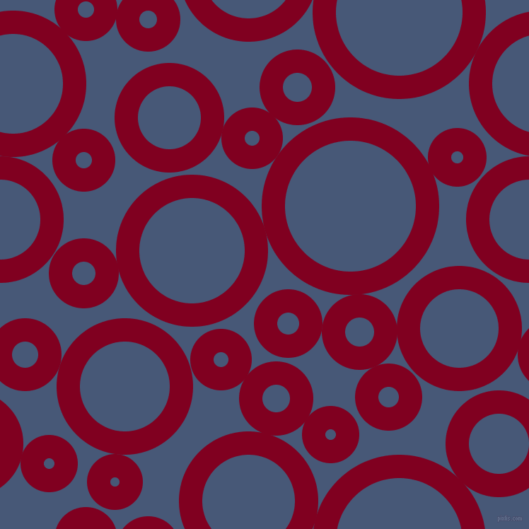 bubbles, circles, sponge, big, medium, small, 33 pixel line width, Burgundy and Chambray circles bubbles sponge soap seamless tileable