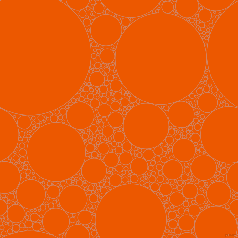 bubbles, circles, sponge, big, medium, small, 2 pixel line width, Burning Sand and Persimmon circles bubbles sponge soap seamless tileable
