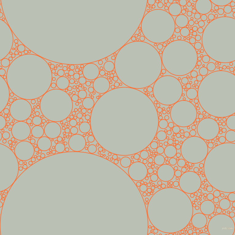 bubbles, circles, sponge, big, medium, small, 2 pixel line width, Burnt Orange and Tasman circles bubbles sponge soap seamless tileable