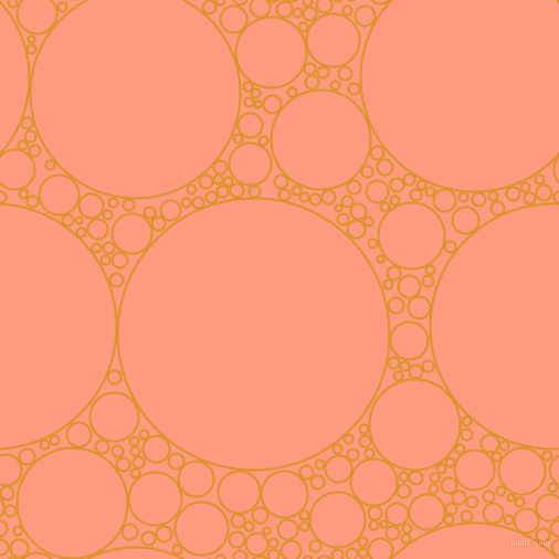 bubbles, circles, sponge, big, medium, small, 2 pixel line width, Buttercup and Vivid Tangerine circles bubbles sponge soap seamless tileable