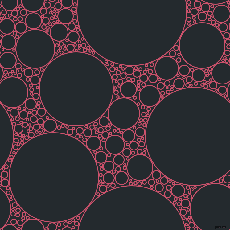 bubbles, circles, sponge, big, medium, small, 3 pixel line width, Cabaret and Cinder circles bubbles sponge soap seamless tileable