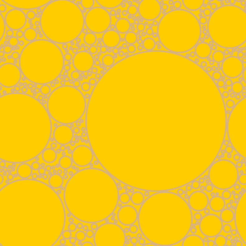 bubbles, circles, sponge, big, medium, small, 5 pixel line width, Calico and Tangerine Yellow circles bubbles sponge soap seamless tileable
