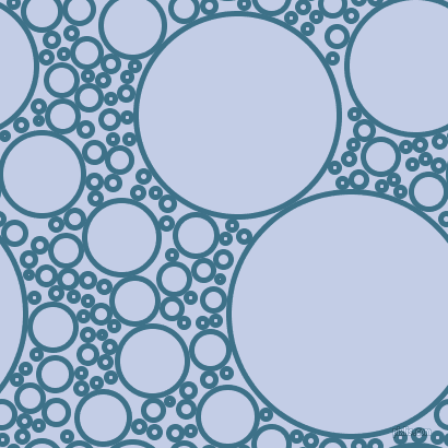 bubbles, circles, sponge, big, medium, small, 5 pixel line width, Calypso and Periwinkle circles bubbles sponge soap seamless tileable