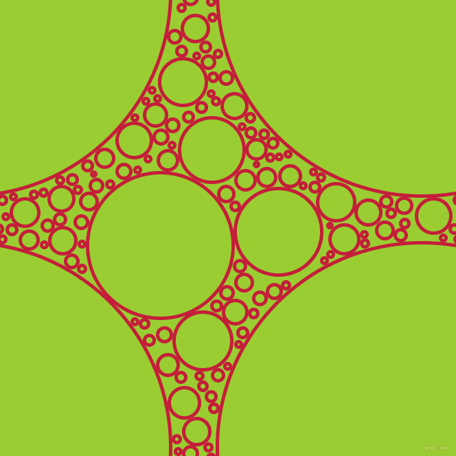 bubbles, circles, sponge, big, medium, small, 5 pixel line widthCardinal and Yellow Green circles bubbles sponge soap seamless tileable