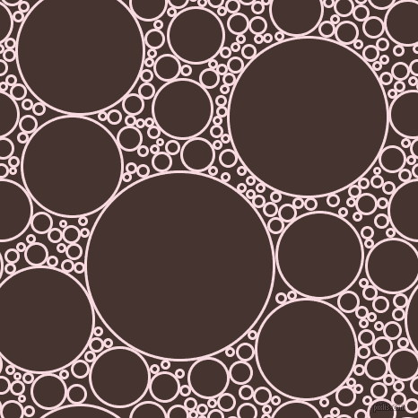bubbles, circles, sponge, big, medium, small, 3 pixel line width, Carousel Pink and Cedar circles bubbles sponge soap seamless tileable