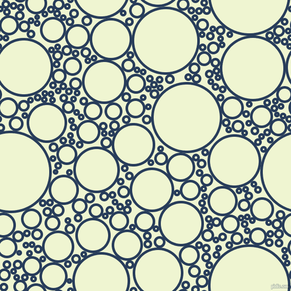 bubbles, circles, sponge, big, medium, small, 5 pixel line width, Catalina Blue and Rice Flower circles bubbles sponge soap seamless tileable