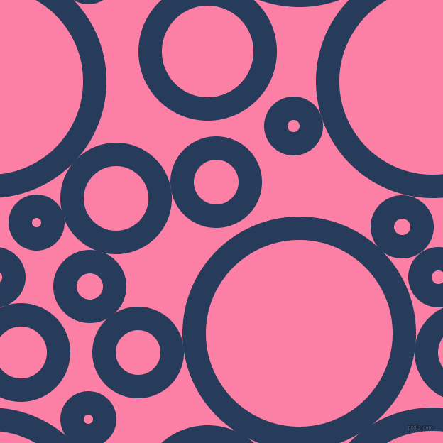 bubbles, circles, sponge, big, medium, small, 33 pixel line width, Catalina Blue and Tickle Me Pink circles bubbles sponge soap seamless tileable