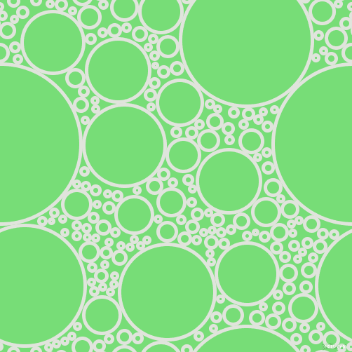 bubbles, circles, sponge, big, medium, small, 5 pixel line width, Catskill White and Pastel Green circles bubbles sponge soap seamless tileable