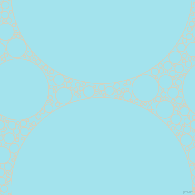 bubbles, circles, sponge, big, medium, small, 3 pixel line width, Celeste and Blizzard Blue circles bubbles sponge soap seamless tileable